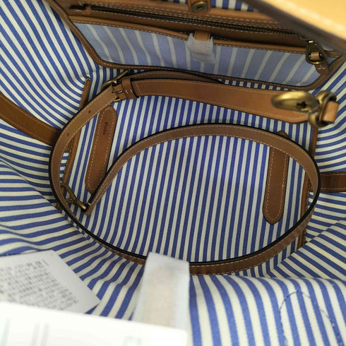 ポロバイラルフローレン Polo by RALPH LAUREN Striped Canvas Medium Bellport Tote メンズ ONE SIZE