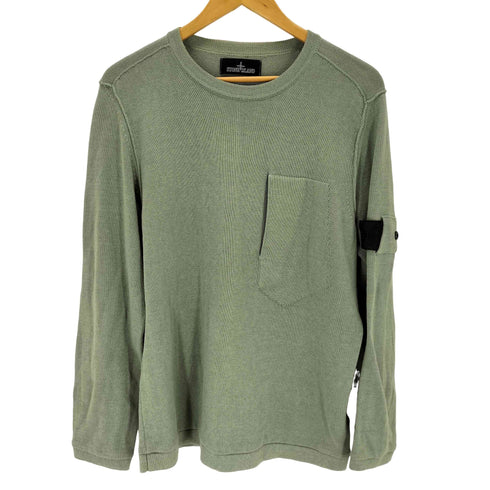 ストーンアイランドシャドウプロジェクト STONE ISLAND SHADOW PROJECT 19SS ワンポケットクルーネックコットンニット メンズ import:L