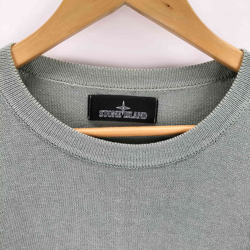 ストーンアイランドシャドウプロジェクト STONE ISLAND SHADOW PROJECT 19SS ワンポケットクルーネックコットンニット メンズ import:L