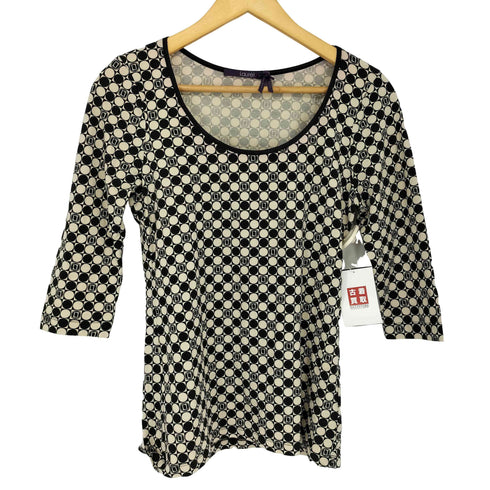 laurel 総柄Uネックカットソー レディース US:6