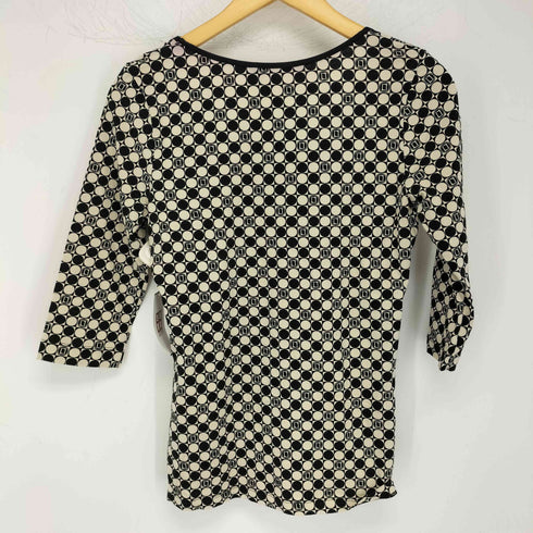 laurel 総柄Uネックカットソー レディース US:6