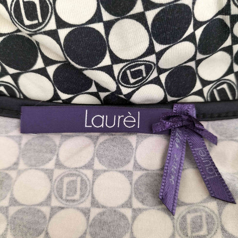 laurel 総柄Uネックカットソー レディース US:6