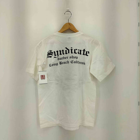 アンビル Anvil syndicate barber shop 両面プリントS/S Tシャツ メンズ M