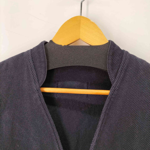 YARD WORKS × GOOD NEIGHBORS SHIRTS ノーカラー ツイル ワークジャケット メンズ L-XL