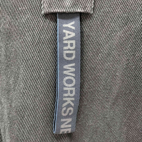 YARD WORKS × GOOD NEIGHBORS SHIRTS ノーカラー ツイル ワークジャケット メンズ L-XL