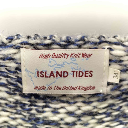 island tides メランジ ボートネックニット レディース 34