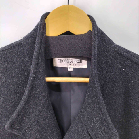 ジョルジュレッシュ GEORGES RECH homme スタンドカラー メルトンコート メンズ M