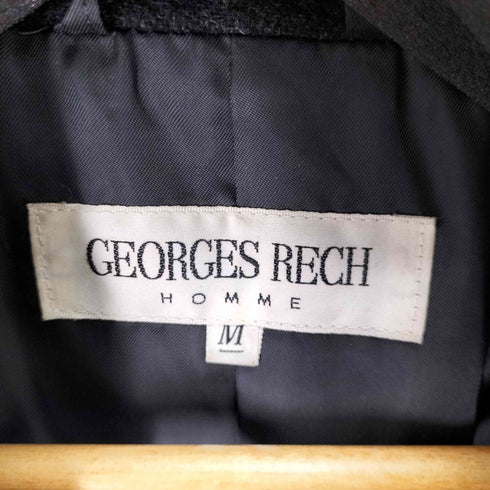 ジョルジュレッシュ GEORGES RECH homme スタンドカラー メルトンコート メンズ M