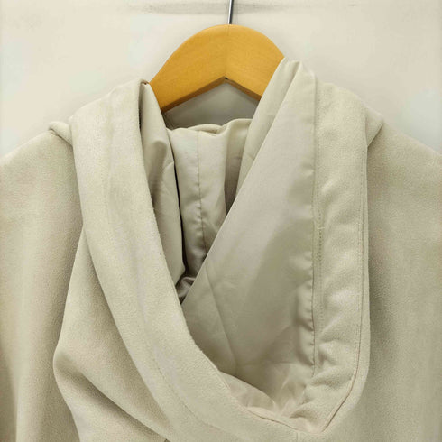 ザラ ZARA フェイクスウェード ジップアップパーカー レディース import:L