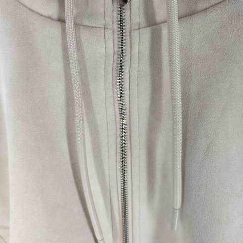 ザラ ZARA フェイクスウェード ジップアップパーカー レディース import:L