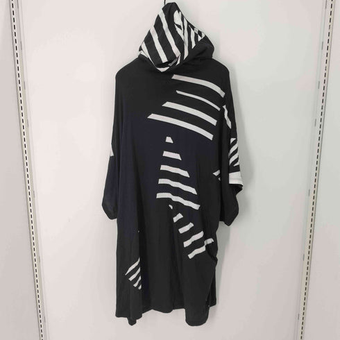 グラウンドワイ Ground Y Triangle random border Big Sleeves hoodie メンズ JPN:3