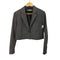 ザラ ZARA クロップド テーラードジャケット レディース import:M