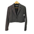 ザラ ZARA クロップド テーラードジャケット レディース import:M