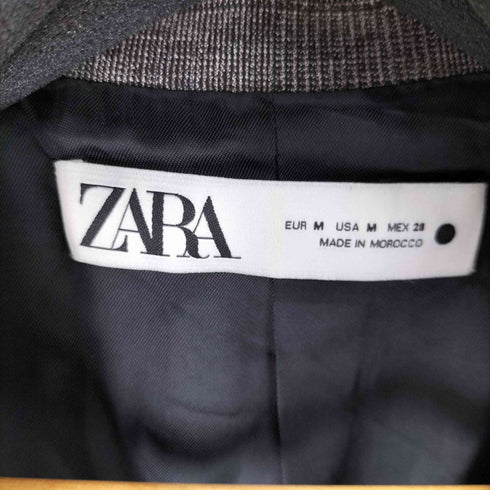 ザラ ZARA クロップド テーラードジャケット レディース import:M