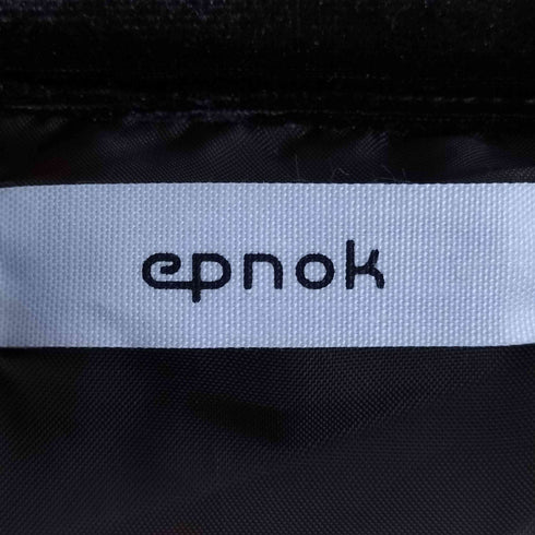 エプノック epnok ベロアキルティング中綿ベスト メンズ JPN:M