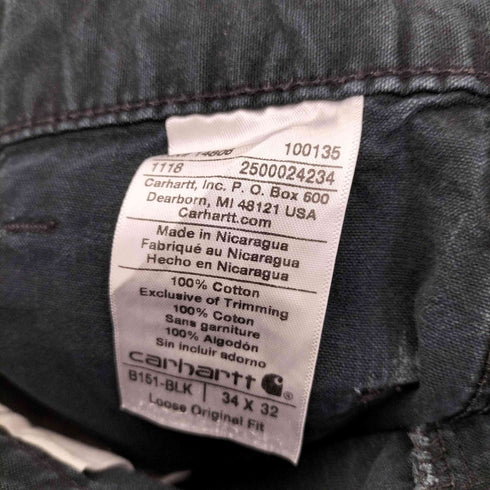 カーハート Carhartt LOOSE ORIGINAL FIT ペインターパンツ メンズ 34×32