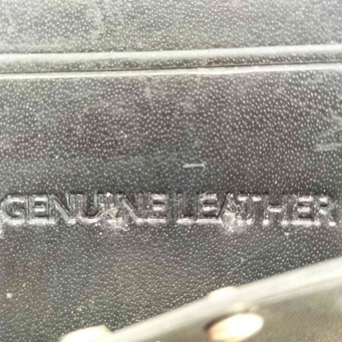 プリティーグリーン Pretty Green ロゴ 刻印 スタッズ レザー カード ケース パス ケース メンズ