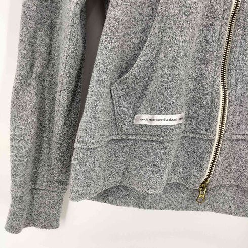 ロフトスキー rovtski Y2K ダブルジップ ニットパーカー レディース JPN:M