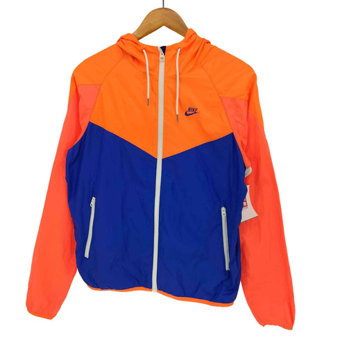 ナイキ NIKE 00S グレータグ ロゴ プリント ジップアップ ナイロン パーカー メンズ import:S