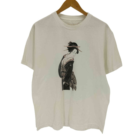 フロントプリントクルーネックS/S Tシャツ メンズ