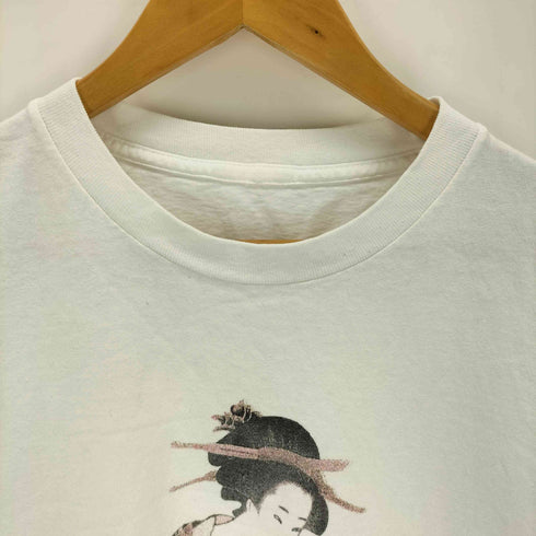 フロントプリントクルーネックS/S Tシャツ メンズ