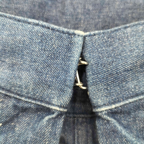 ジョンローレンスサリバン JOHN LAWRENCE SULLIVAN Rigid denim wide pants リジット デニム ワイド パンツ レディース JPN:S