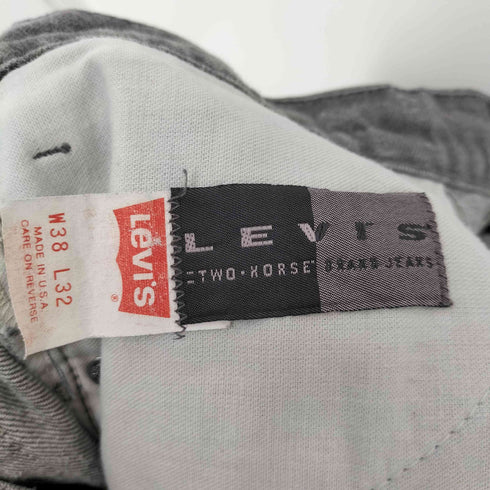 リーバイス Levis 80-90S MADE IN USA ボタン裏549刻印 先染め ワイドデニムパンツ メンズ W38 L32