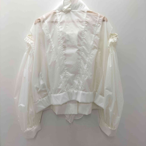 ミキオサカベ MIKIOSAKABE 20SS 花柄 総柄 タック プリーツ シアー ナイロン ブルゾン ジャケット レディース FREE