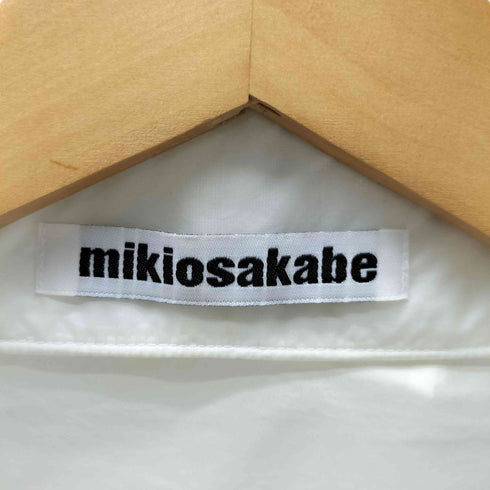 ミキオサカベ MIKIOSAKABE 20SS 花柄 総柄 タック プリーツ シアー ナイロン ブルゾン ジャケット レディース FREE