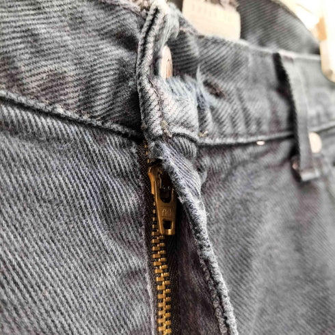 リーバイス Levis 00s ボタン裏977刻印 silver tab baggy ブラックデニムパンツ メンズ W34 L34