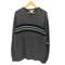 KNIGHTSBRIDGE 90-00S Vネック ボーダー コットンニット メンズ import:L