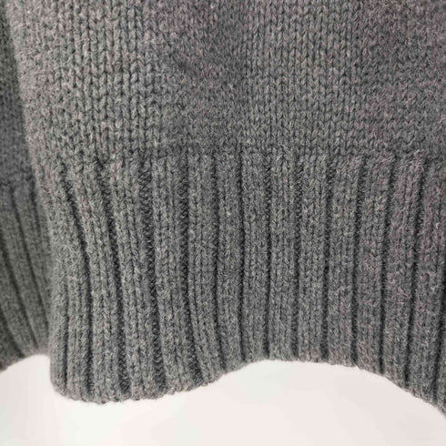 KNIGHTSBRIDGE 90-00S Vネック ボーダー コットンニット メンズ import:L