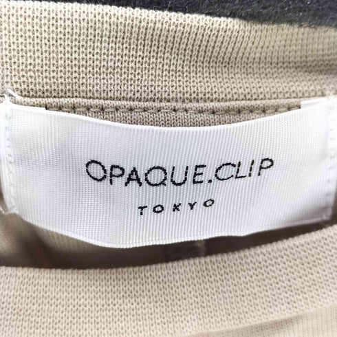 オペークドットクリップ OPAQUE.CLIP Iラインカットソーワンピース レディース JPN:40