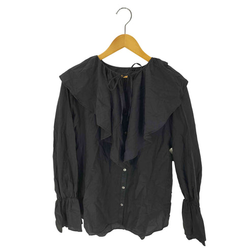 スローブイエナ SLOBE IENA コットンシルクラッフルブラウス レディース