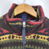 モンベル mont bell WIND STOPPER ネイティブ柄 ハーフジップ フリースプルオーバー メンズ import:M