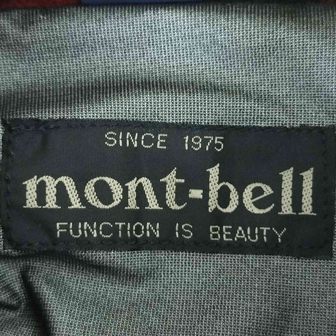 モンベル mont bell WIND STOPPER ネイティブ柄 ハーフジップ フリースプルオーバー メンズ import:M