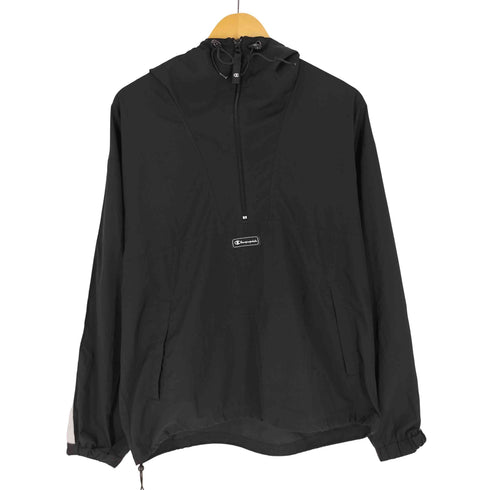 チャンピオン Champion 90s PRODUCTS USA AUTHENTIC ハーフジップ ナイロン アノラックパーカー メンズ import:M