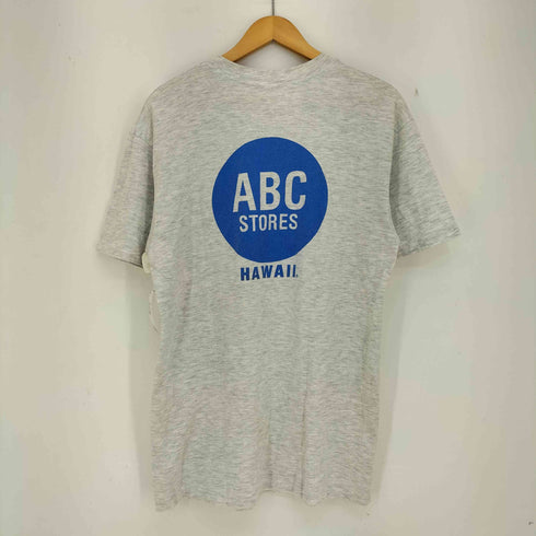 ヘインズ Hanes 80s 青タグ シングルステッチ 企業ロゴ クルーネックTシャツ メンズ import:L