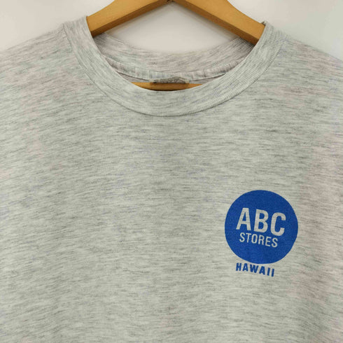 ヘインズ Hanes 80s 青タグ シングルステッチ 企業ロゴ クルーネックTシャツ メンズ import:L