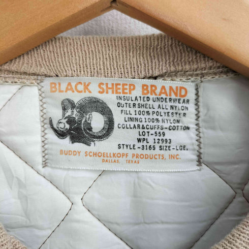 ブラックシープ BLACK SHEEP 60S ジップアップ キルティングジャケット メンズ import:L