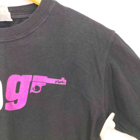 アンビル Anvil 90s USA製 コットン 両面プリント クルーネックTシャツ レディース import:L