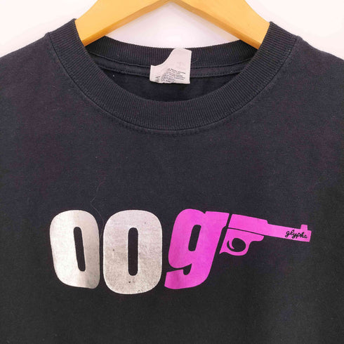 アンビル Anvil 90s USA製 コットン 両面プリント クルーネックTシャツ レディース import:L