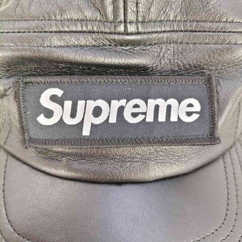 シュプリーム Supreme Leather Camp Cap メンズ