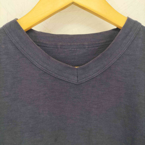 フォーティーファイブアールピーエム 45rpm ワンポイントバック刺繍クルーネックTシャツ レディース