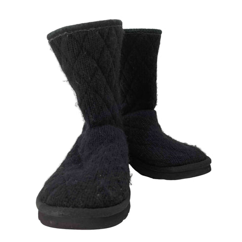 アグ UGG MOUNTAIN QUILTED SHORT KNIT BOOTS レディース JPN:24