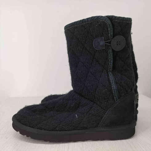アグ UGG MOUNTAIN QUILTED SHORT KNIT BOOTS レディース JPN:24
