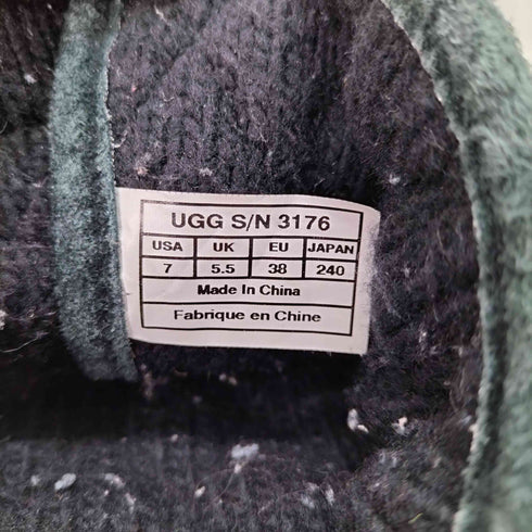 アグ UGG MOUNTAIN QUILTED SHORT KNIT BOOTS レディース JPN:24
