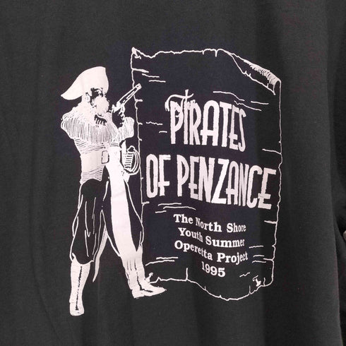 ペンザンスの海賊 袖裾シングル クルーネックTシャツ メンズ