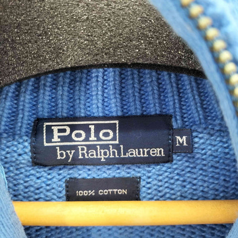 ポロバイラルフローレン Polo by RALPH LAUREN ポニー刺繍 コットンニットハーフジップ メンズ JPN:M