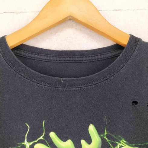 両面プリントクルーネックTシャツ メンズ